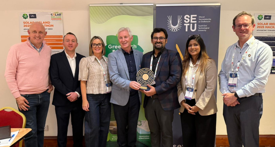 UCD Smurfit School students and faculty at the Solar Ireland Hackathon