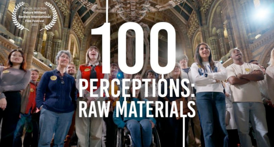 Visitors at the Natural History Museum in London for the entry of 100 Perceptions: Raw Materials documentary at the Nature Without Borders International Film Festival